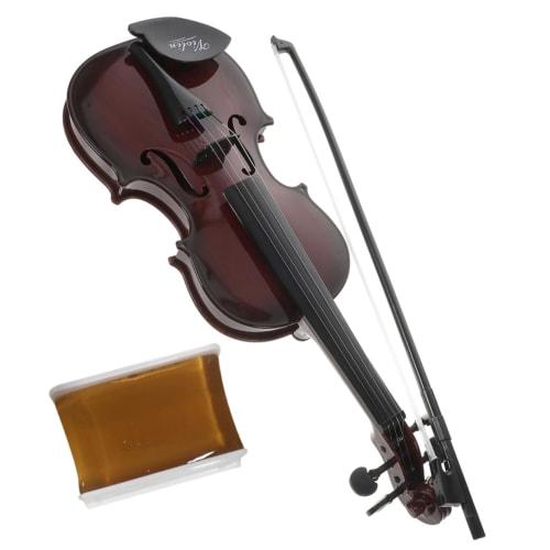 

HYTROVE 1 Set Realistic Violin Toy, Simulation Musical Instrument for Children, Deep Set