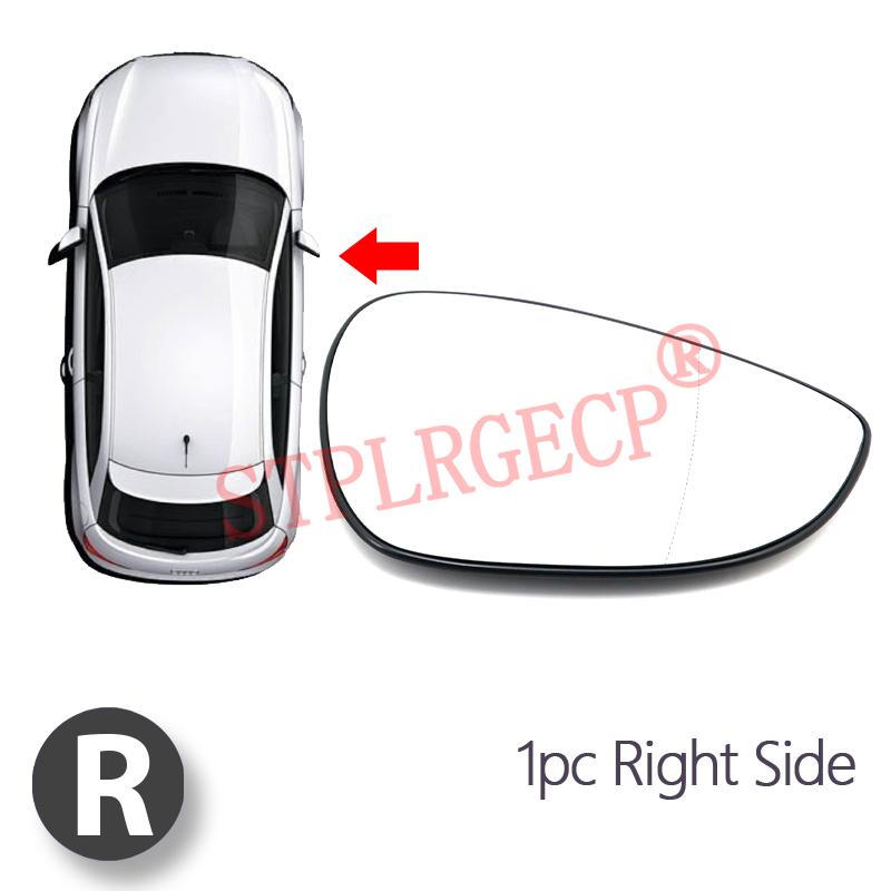 For Ford Fiesta 08-17 B-Max 12-17 Car Left Right Rearview Side Wing Heated Clear Durable Mirror Glass Replacement