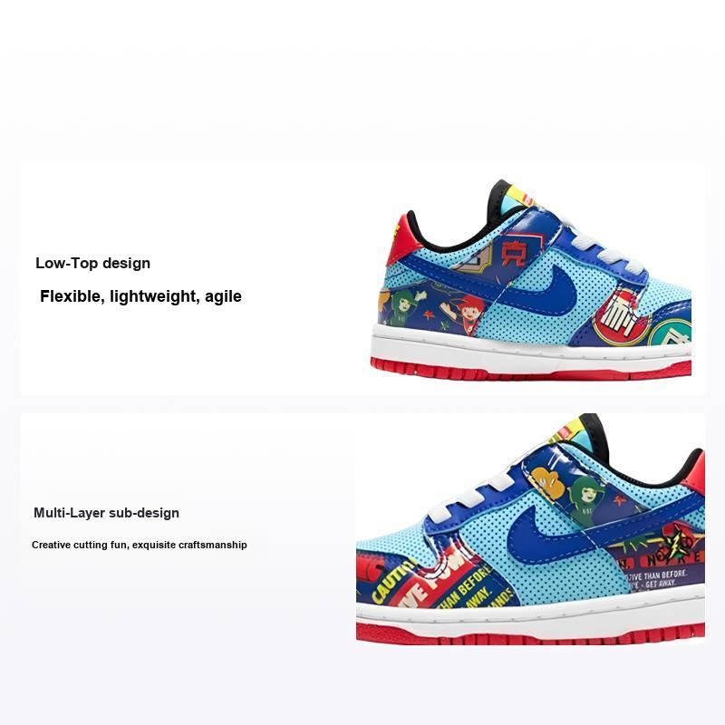 Nike Dunk Low BT Chinese New Year — детские кроссовки Firecracker Red Copa Hyper-Blue DD8480-446 21