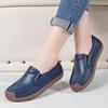 Women Yellow Loafers Casual Moccasins White Nurse Footwear Slip on Peas Soft Flats Black Driving Walking Shoes Plus Size