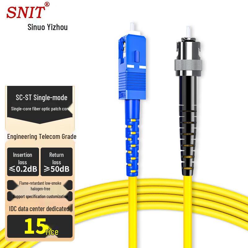 SNIT Telecom-Grade Glasvezel Patchkabel