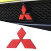 Cybhty1 ABS Emblem For Lancer Pajero V3 Car Head Front Grille Badge Rear Trunk Refitting Stickers Auto Exterior Accessoreies