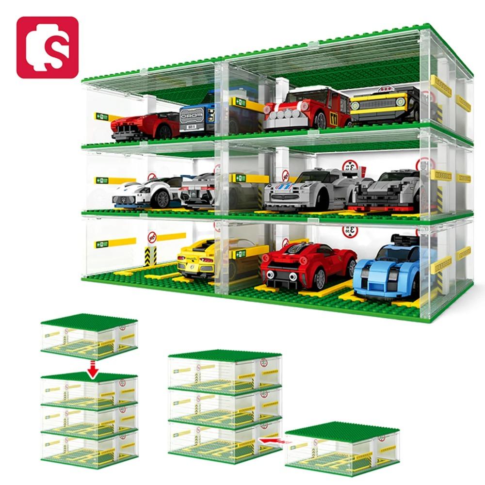 SEMBO BLOCK DIY Sports Car Garage