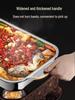 ZISIZ Stainless Steel Rectangular Roasting & Serving Tray