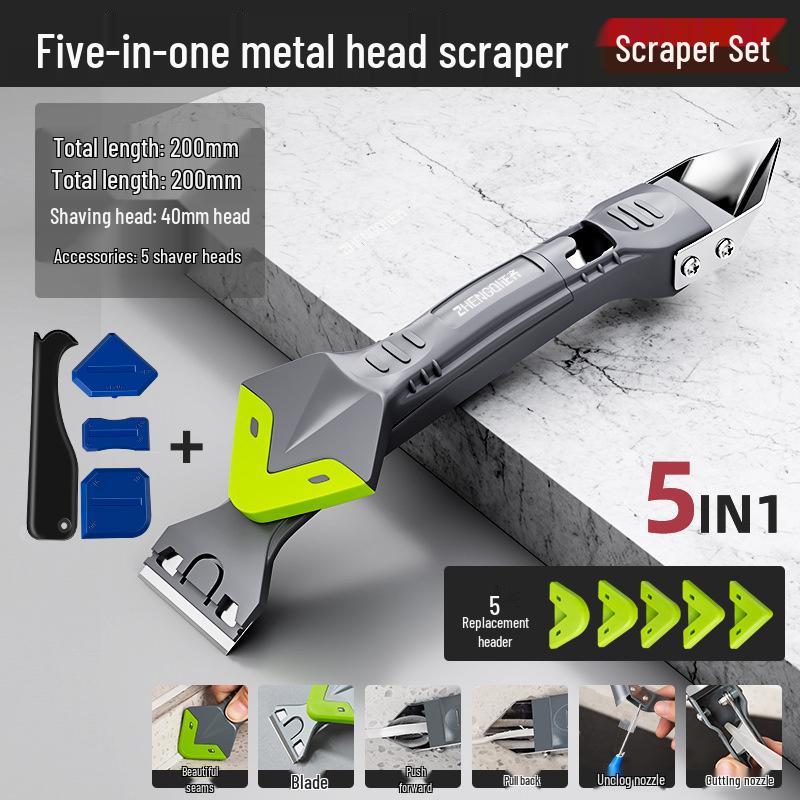 Multifunctional Caulk and Glue Scraper Spatula for Seam Filling and Cleaning