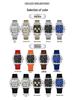 OFNS Men's Barrel-Shaped Waterproof Quartz Watch - Multifunctional Calendar with Three-Eye, Six-Hand Design, Casual Style.