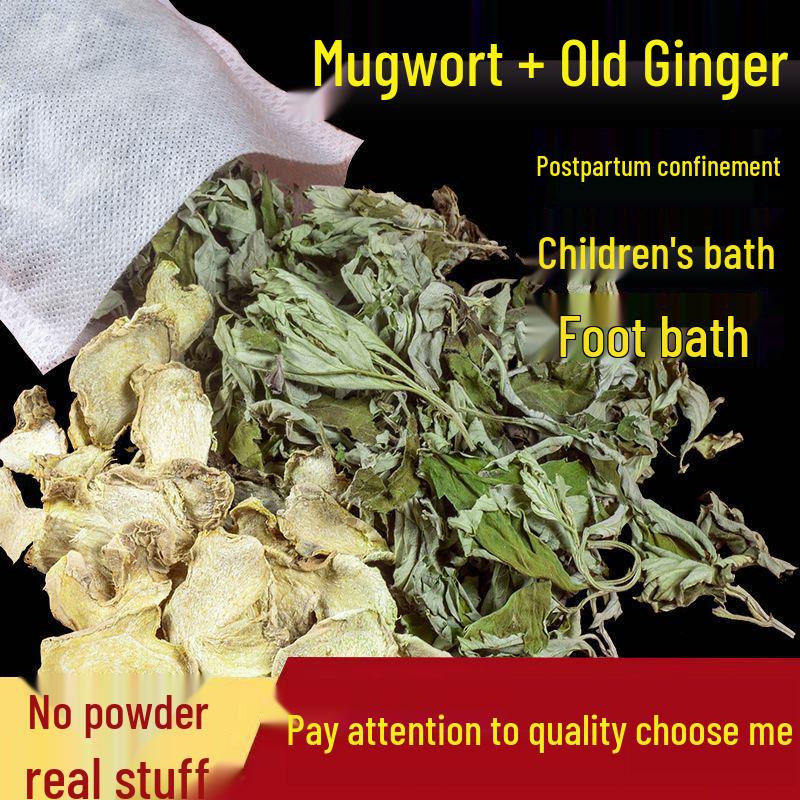 

Полынь и Имбирь Мешочек для Ножной Ванночки - Растительное Средство для Ванны для Семейного Использования Mugwort Ginger Foot Bath Bag 20g