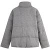 Calvin Klein Embroidered Duck Down Stand Collar Knitted Down Jacket Men Outerwear Stone-Grey J326659