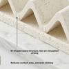 Retro Japanese Style Soap Dish Wave Shaped with Drainage Soap Holder Sandstone Minimalist Bathroom Soap Box Household
