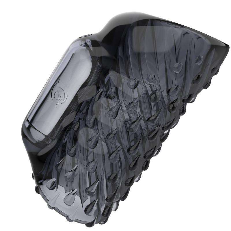 Vibrador de Estimulação do Clitóris Feminino Anel Peniano Brinquedos Sexuais Para Homens Retardar a Ejaculação Anel Peniano Manga Gaiola de Castidade Adulta Sex Shop