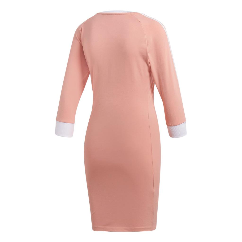 adidas Originals Long Sleeved Dress Women's Pink DV2565