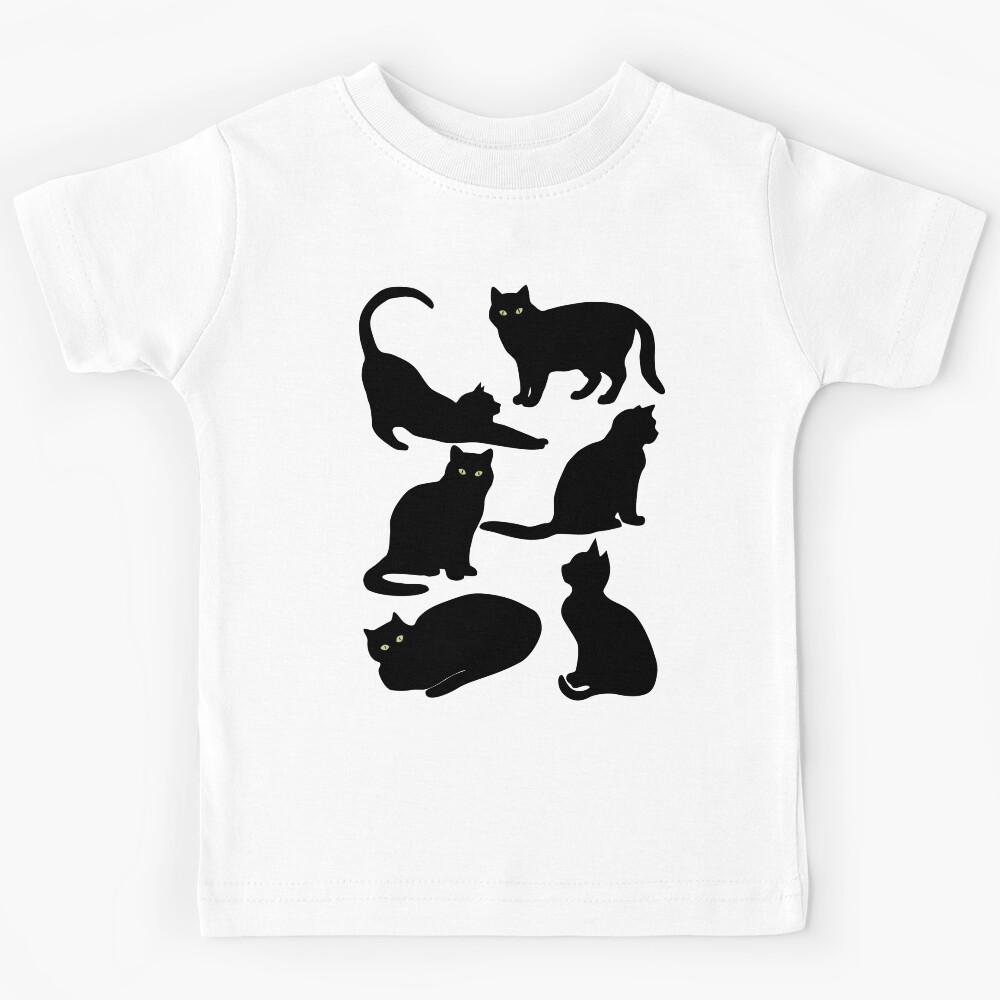 Black Cats Kids T-Shirt 110