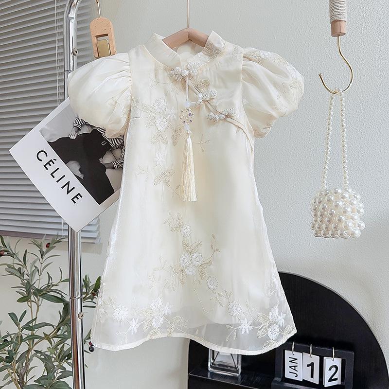 Sommer Hanfu Cheongsam Kleid für Mädchen - Prinzessin TX765