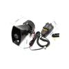 Car Megaphone 5   Alarm Horn 12V 110DB Speaker   Alarm Ambulance Blaring   Siren for Trucks Boats