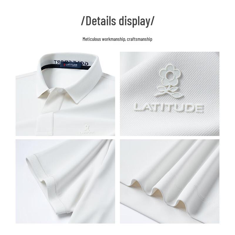 MONTAGUT Men's Breathable Quick-Dry Polo Shirt