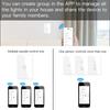 MOES TUYA US 120*76mm Wall Switch WiFi Smart Light Switch Touch, Control On Smartphone Tuya APP, Neutral+live Wiring