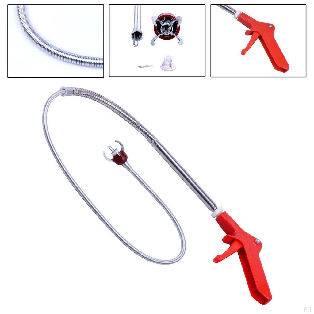 Telescoping Toilet Auger Grabber Tool for Kitchen