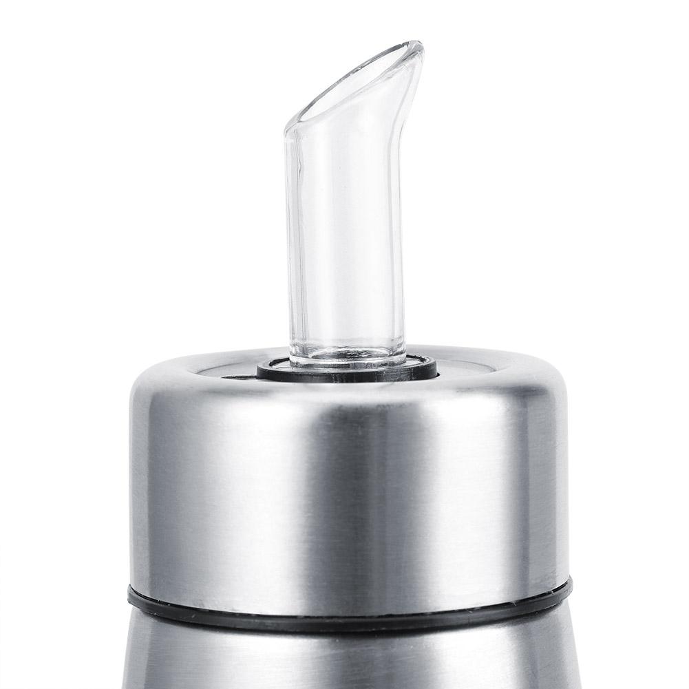 Acciaio Inossidabile 304 Antipolvere A Prova di Perdite Olio Aceto Bottiglia Dispenser Vaso Strumenti da Cucina(Taglia L 1000ml )