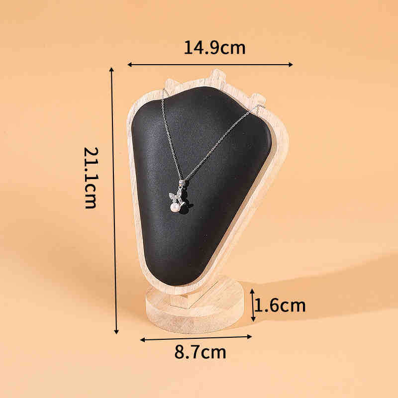 Goat horn necklace display stand portrait neck mold jewelry stand necklace jewelry window storage model stand