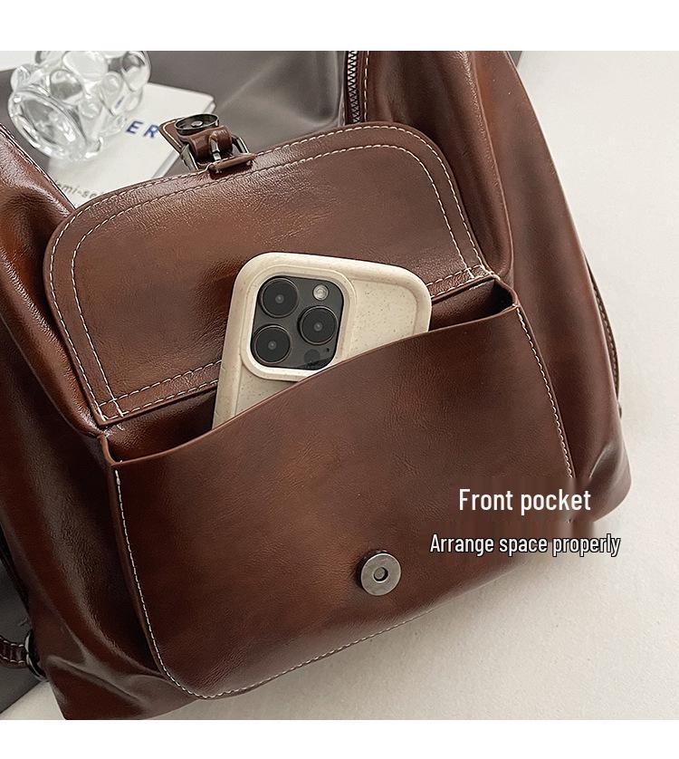 Multifunctional Fashion Backpack & Crossbody Bag with European & American Style