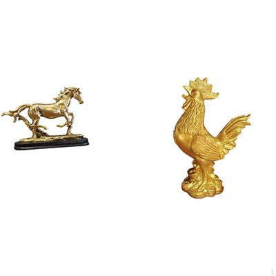 Horse Sculpture Figurine Artwork Collectible Statue Ornament for Desk Decoration Bookcase Living