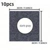 10pcs/1set 30x30cm Self-adhesive Thicken Carpet Square Peel Stick Removable Sticker Floor Mats for DIY Home Furnishing Tiles Hal