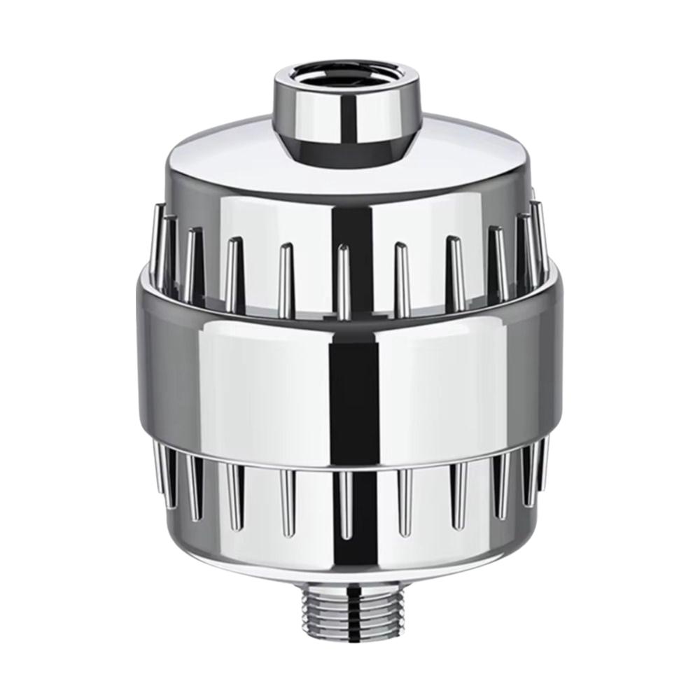 

High Output Water Heater Pre-Filter 18 Stage Filtration Showerhead Filter Domestic Water Heater срібний