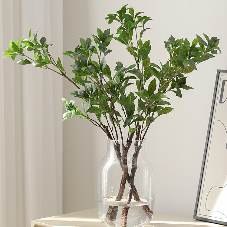 Eleganter Holz-Grün-Künstlicher Blumenbaum für Innenraumdekoration & Landschaftsgestaltung