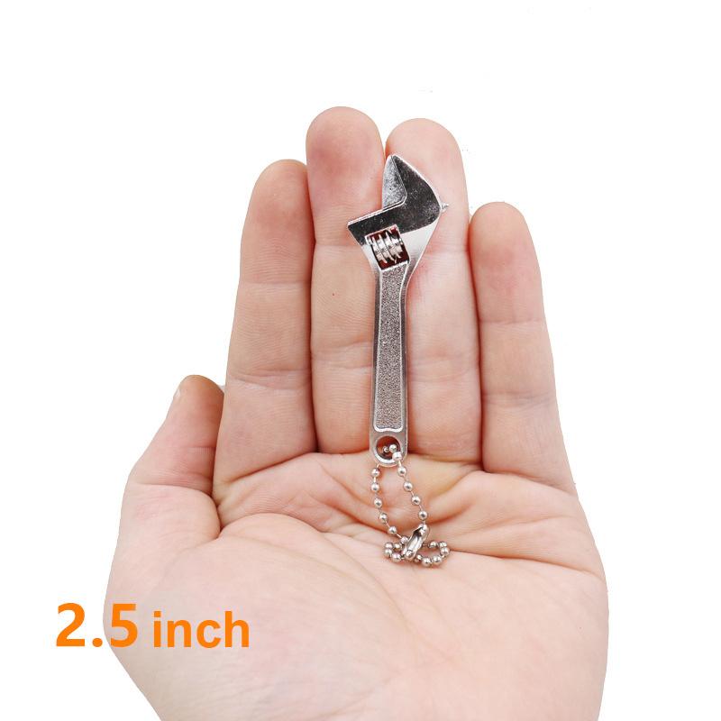 Mini 2.5/4 Inch Adjustable Spanner Open-End Small Wrench Tools Adjustable Wrench Set Can Be Carried With You Key Hand Tool