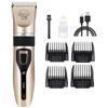 Professional Rechargeable Pet Shaver Kit Ceramic Blade Low Noise Dog Cat Hair Trimmer With 4 Limit Combs