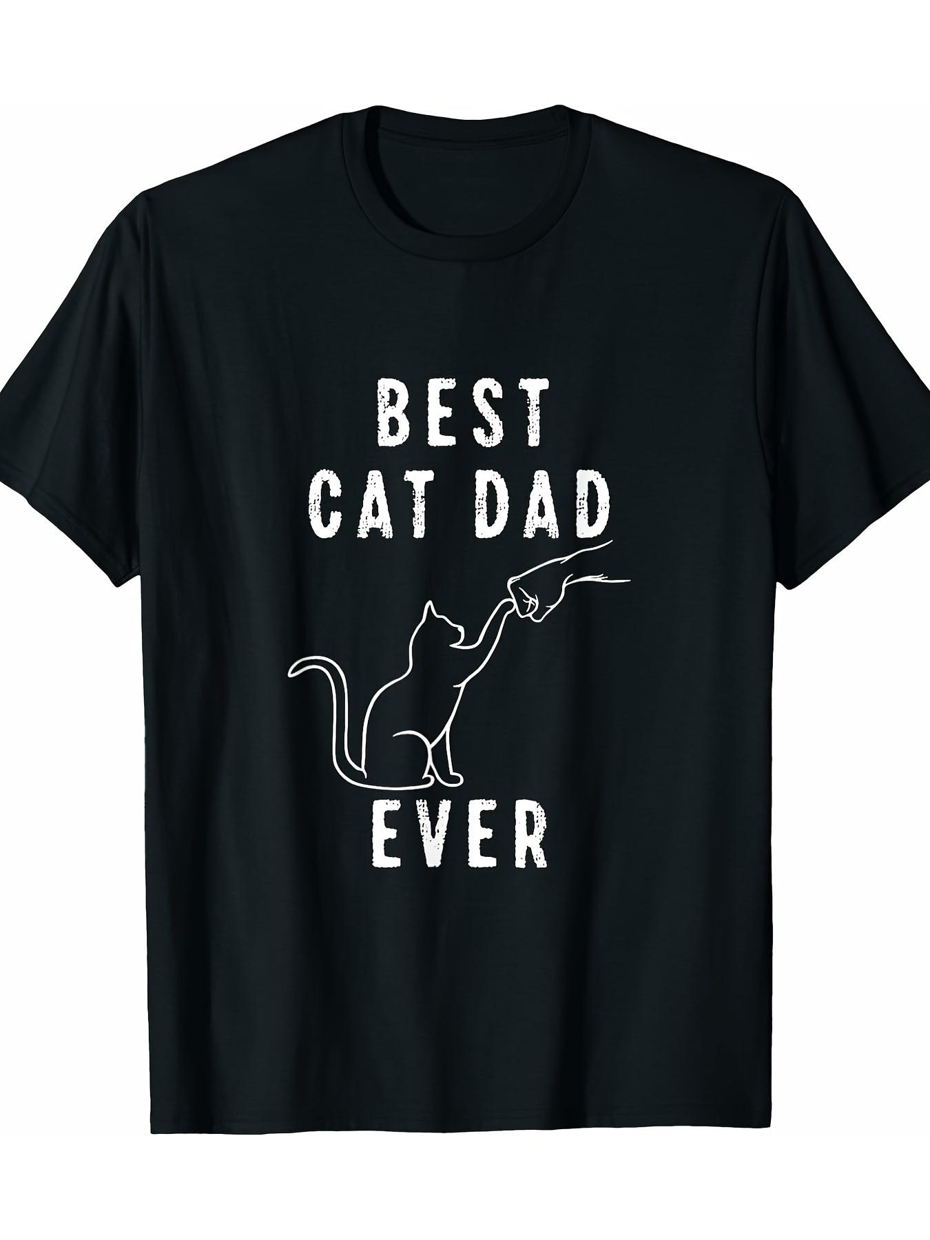 

Best Cat Dad Fist Bump T-shirt, Cat Paw Cat T-shirt XXXXXL чорний