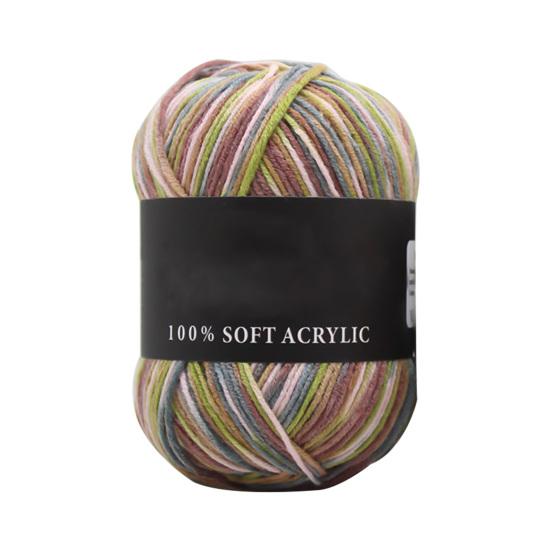 Woolen Yarn Triple Brands Soft Milk Cotton Solid Color Knitting Yarn