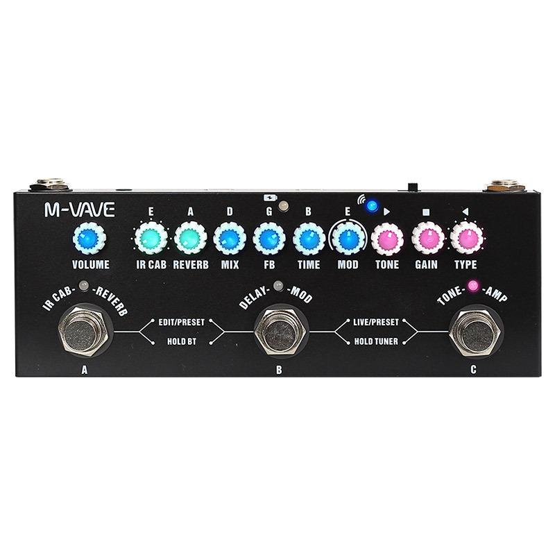 

Мульти-эффекты: 9 ИК-кабинетов, Tape Delay/Phaser/Reverb, 24 бит/48 кГц AC Модель | Гитарная педаль эффектов чёрный