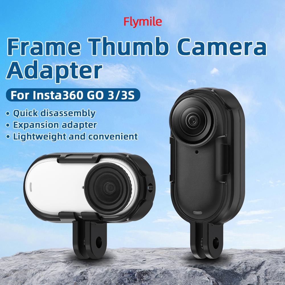 Para Insta360 GO 3/GO 3S Conjunto de Montagem de Ação Vertical e Horizontal Adaptador Montagem Parafuso Longo Armação Carcaça Estender Estojo Estojo Protetor