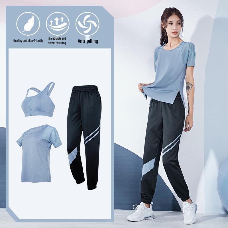 Plus Size Loose-Fit Yoga Set - Breathable, Quick-Dry Sportswear for Running and Fitness