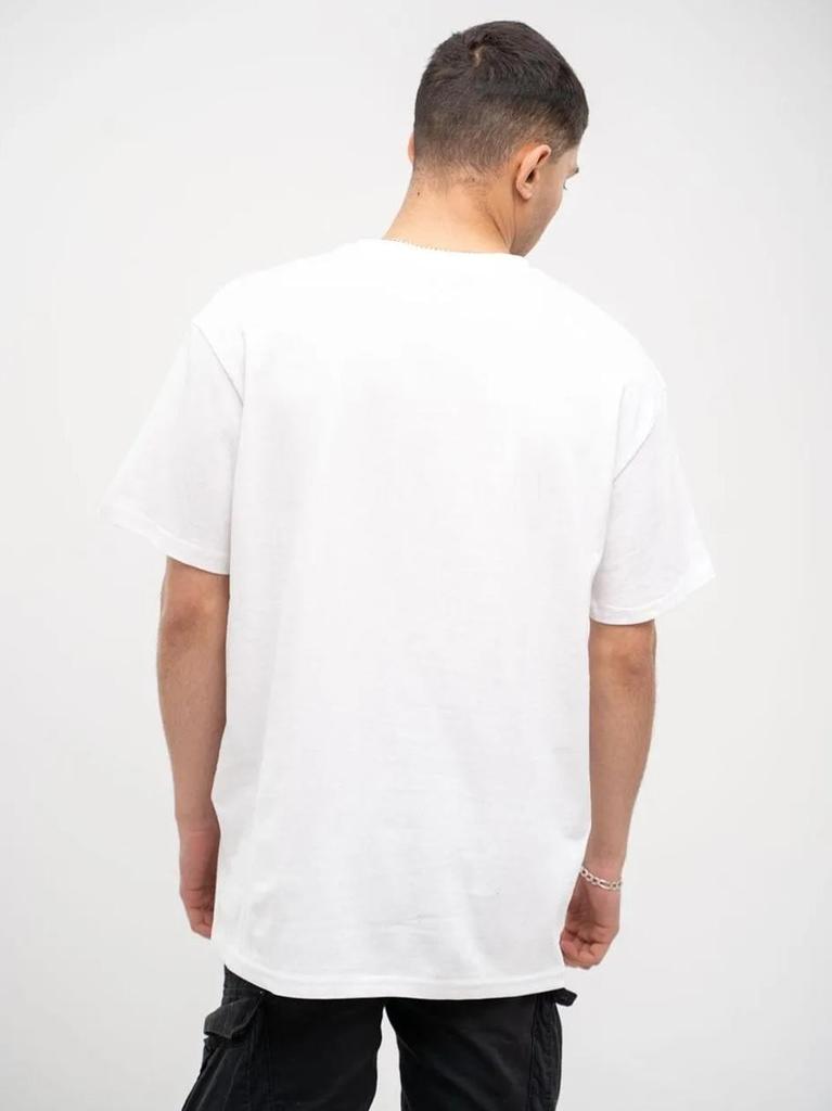 Jigga Wear Frame Men's Oversized Short Sleeve T-Shirt White/Blue M