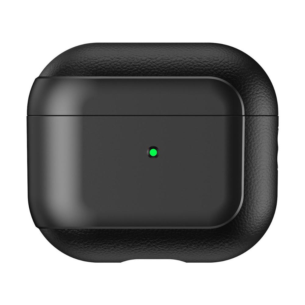 Modern Electroplated Leather Pattern Protective Case For Apple AirPods 4 3 Pro3 Pro2 Wireless Bluetooth Earphone Anti-Drop Cover