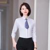 Teluoman Unisex Wrinkle-Free Bamboo Fiber Stretch Long Sleeve Formal Shirt