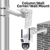 Wall Mount Security Camera Mount Adjustable Angle Pole Mount Bracket Camera Bracket  Outdoor