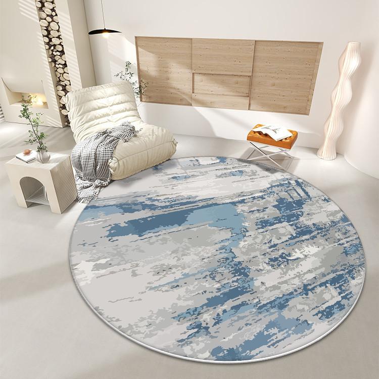 Minimalism Decoration Round Living Room Carpet Abstract Large Area Antiskid Rugs Lounge Bedroom Sofa Easy Clean Chair Mat Study