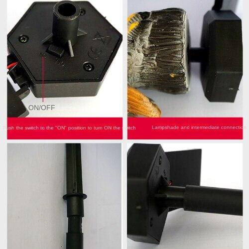 Solar Eagle Stehlampe Tierlampe Eichhörnchen Panda Villa Innenhof Dekoration Atmosphärenlampe Rasenlampe Eule