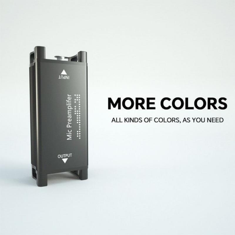 Microphone Preamplifier 25dB For Dynamic And Ribbon Mics For Studio Recording Or Live Sound