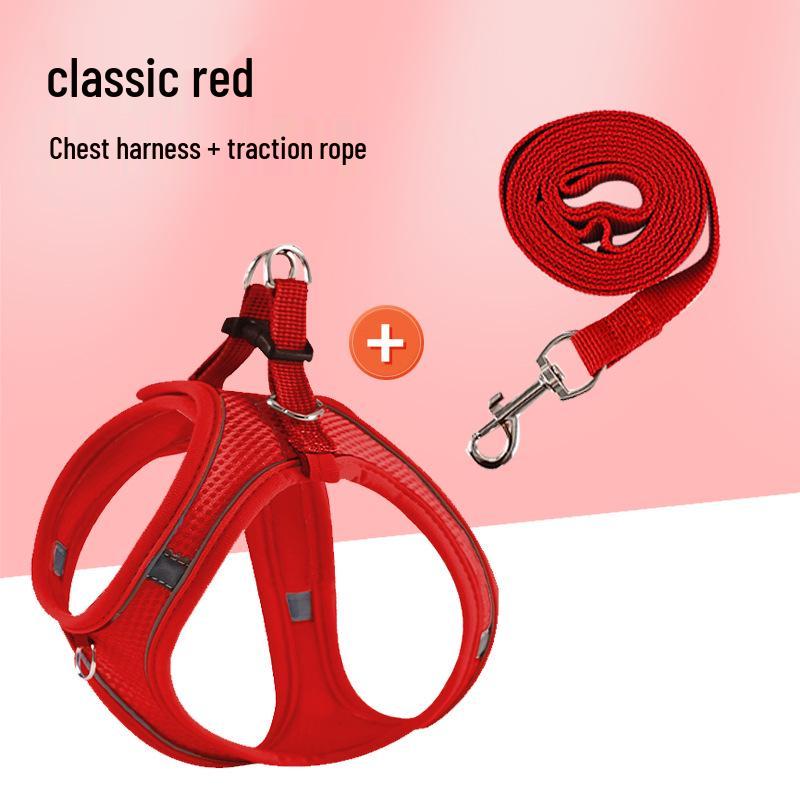 Outdoor Anti-Escape Vest-Style Harness for Cats and Dogs