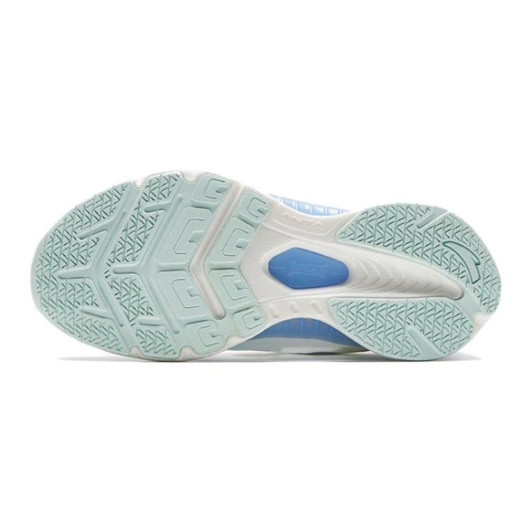 Anta Kids Wind Chaser 5.0 Sports Test Non-Slip Durable Low-Top Running Shoes Kids sneaker Light-Blue White 322325516H-2