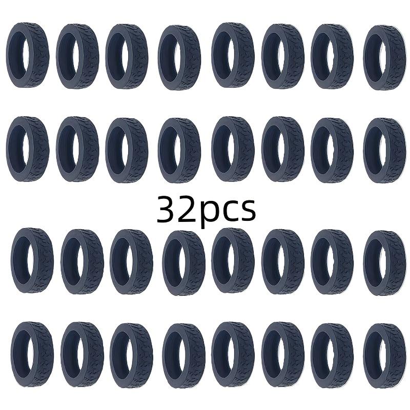 Rubber Luggage Wheel Covers, 8pcs Per Set, Noise Reduction And Shock Absorption Suitcase Caster Protectors, Durable Travel Accessories