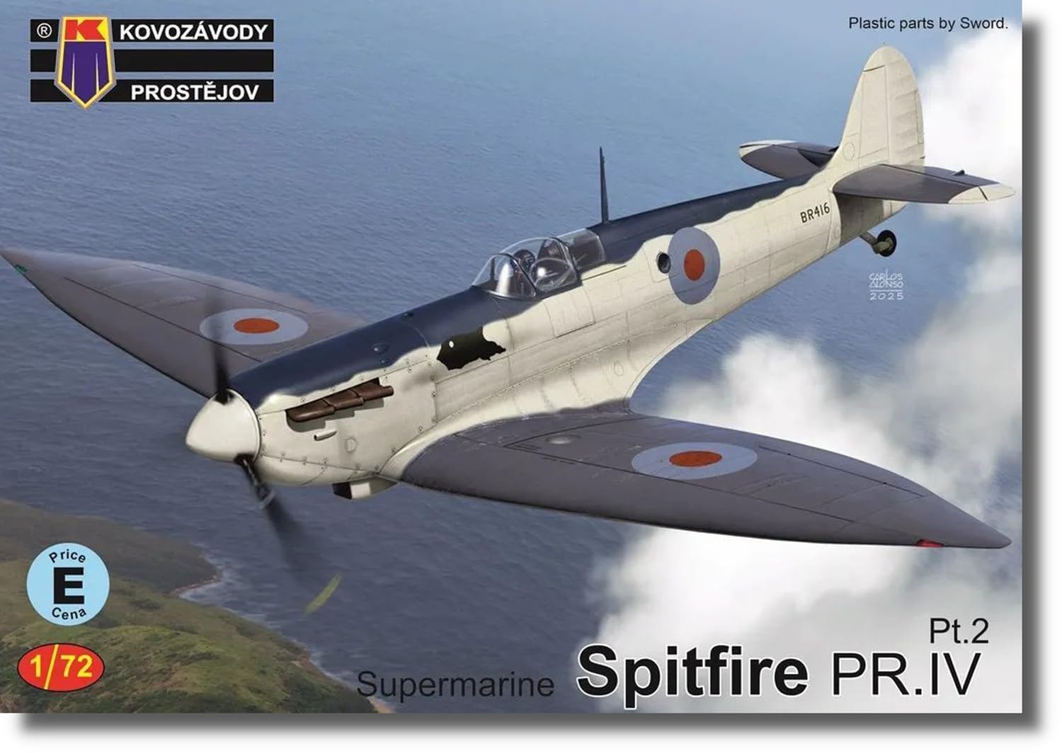 

KP Model Spitfire Part 2 Plastic Model KPM0501 1/72 PR.IV (Airplane)