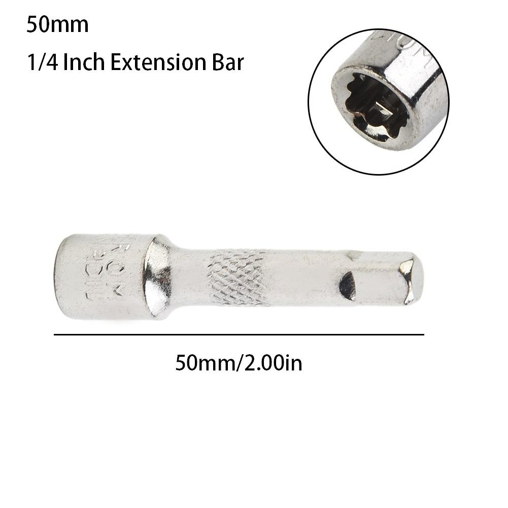 Extender Bar Sleeve Wrench Silver Sliding Rod Wrench
