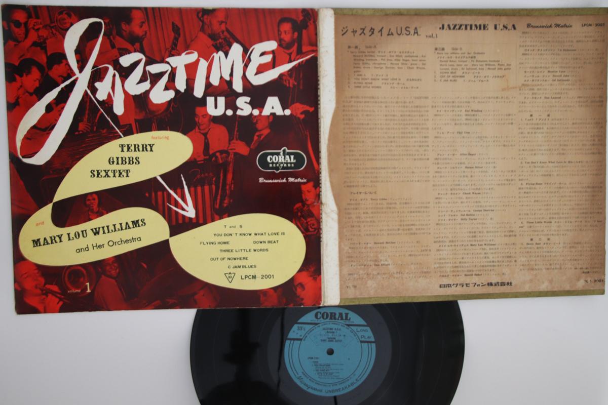 LP Record VARIOUS - Jazztime U.s.a. Volume 1 LPBM1001PROMO CORAL Japan Jazz Used