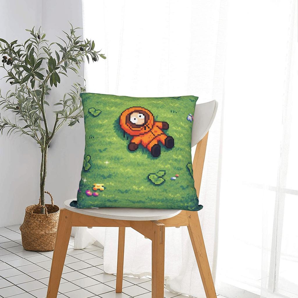 Souths Parks Cartoon Pillowcase Printed Cushion Cover Decorative Pillow Case Cover Sofa Zippered