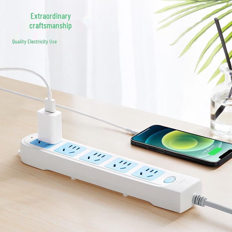 BULL GN-602 5-Outlet Power Strip CN plug (adapter included)